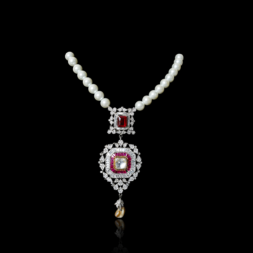Ruby Deco Necklace – Mahvish Naeem