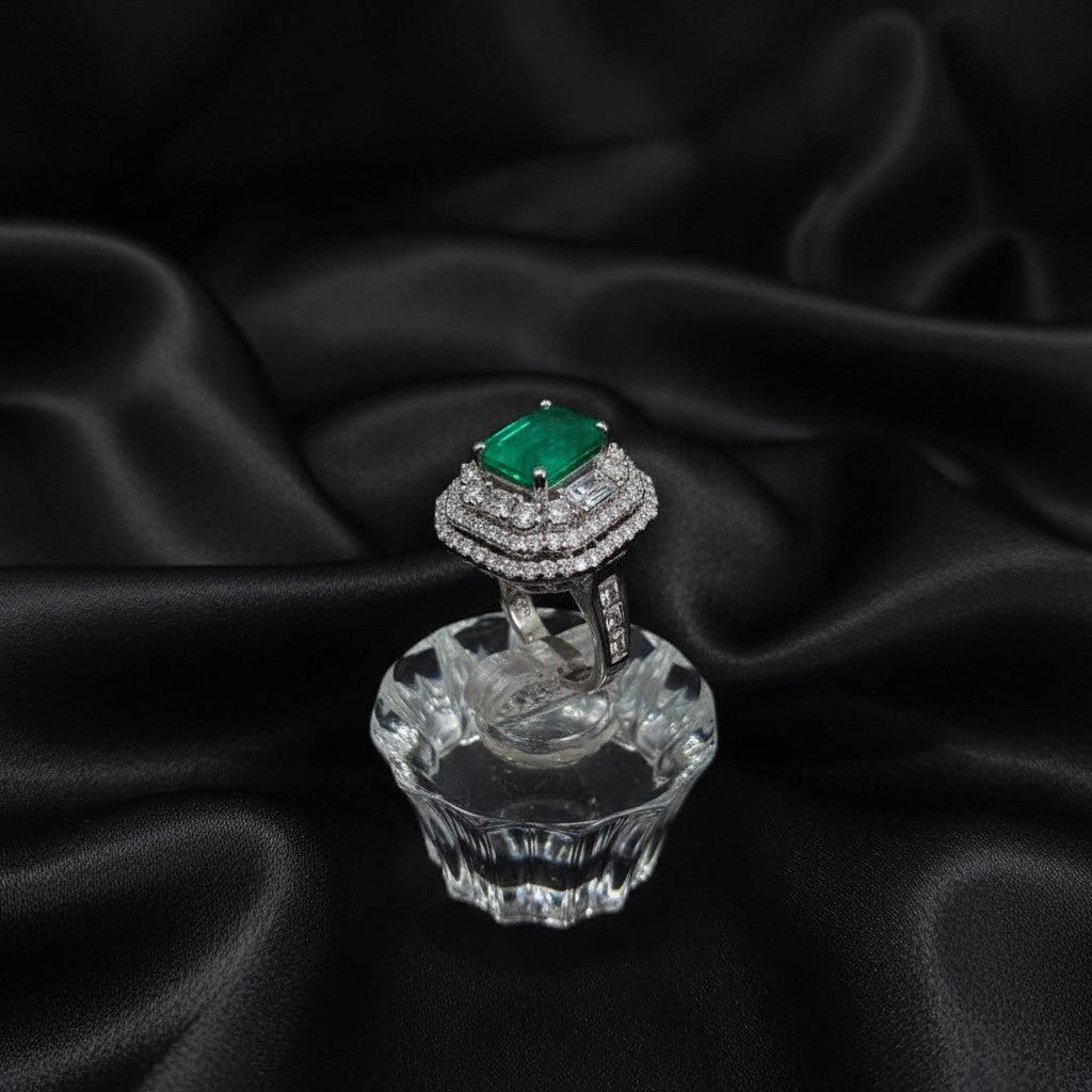 Emerald Tier Ring – Mahvish Naeem